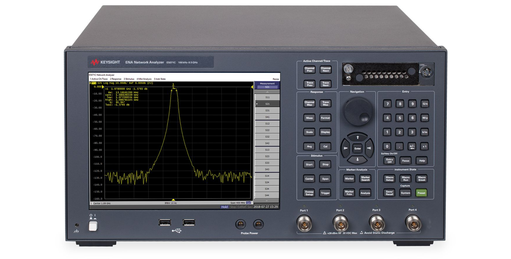 5071C进行TDR(时域反射)测量的详细方法